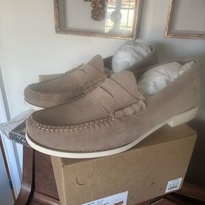 J. Crew Men's Beige Suede Loafers